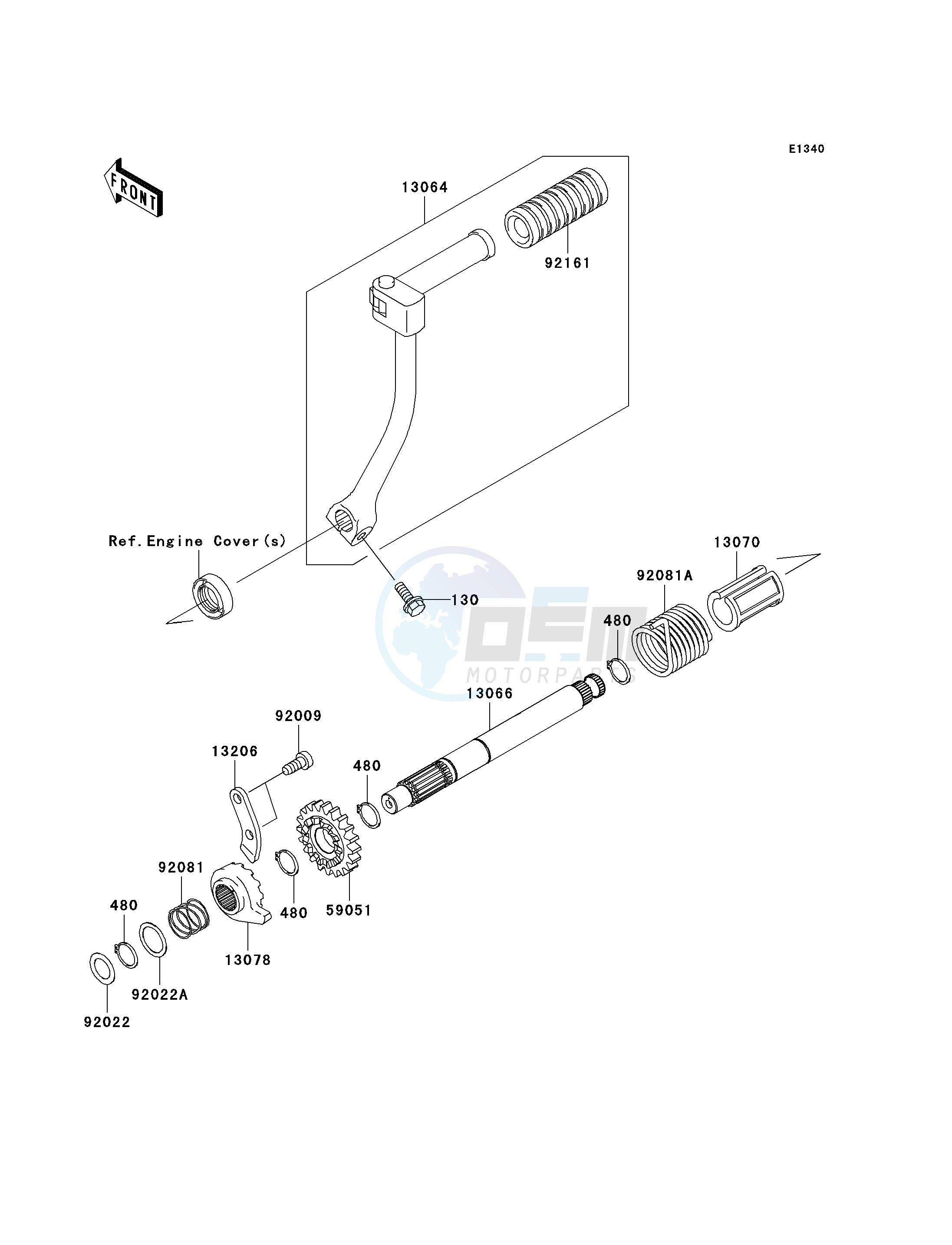 KICKSTARTER MECHANISM image