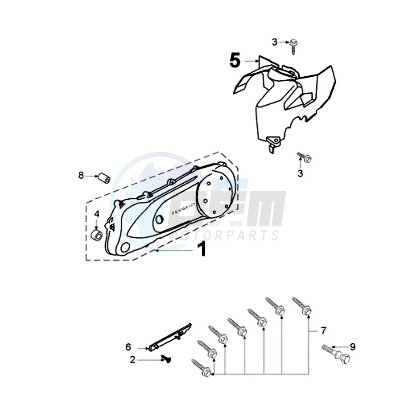 CRANKCASE COVER image