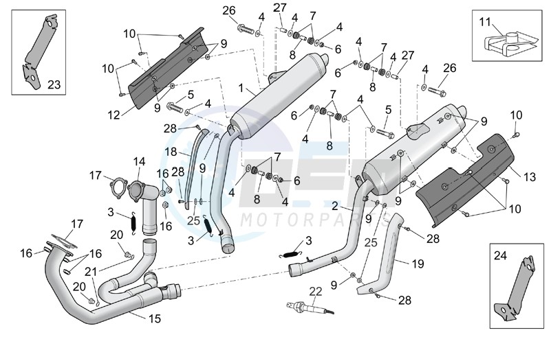 Exhaust pipe blueprint