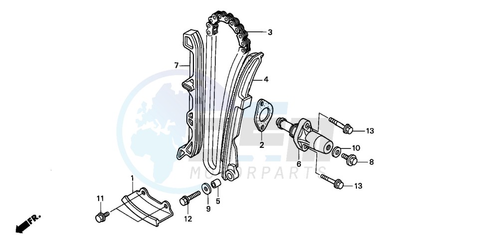 CAM CHAIN/TENSIONER image