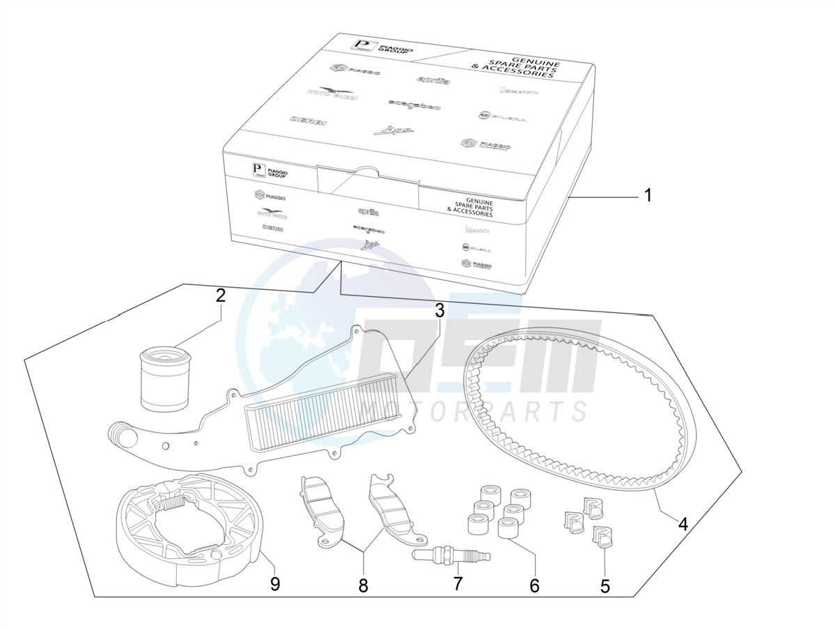 Complete wear and maintenance kit image