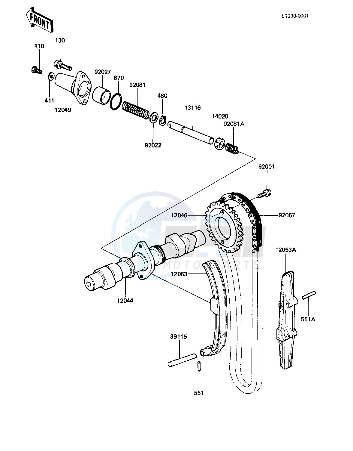 CAMSHAFT_CHAIN_TENSIONER -- 81-83 A2_A3_A4- - image