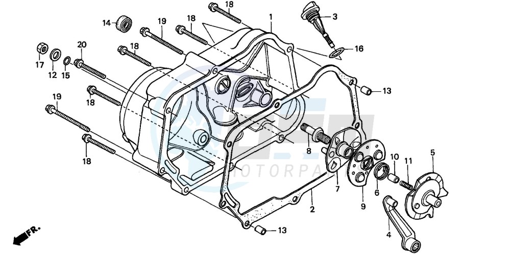 RIGHT CRANKCASE COVER image