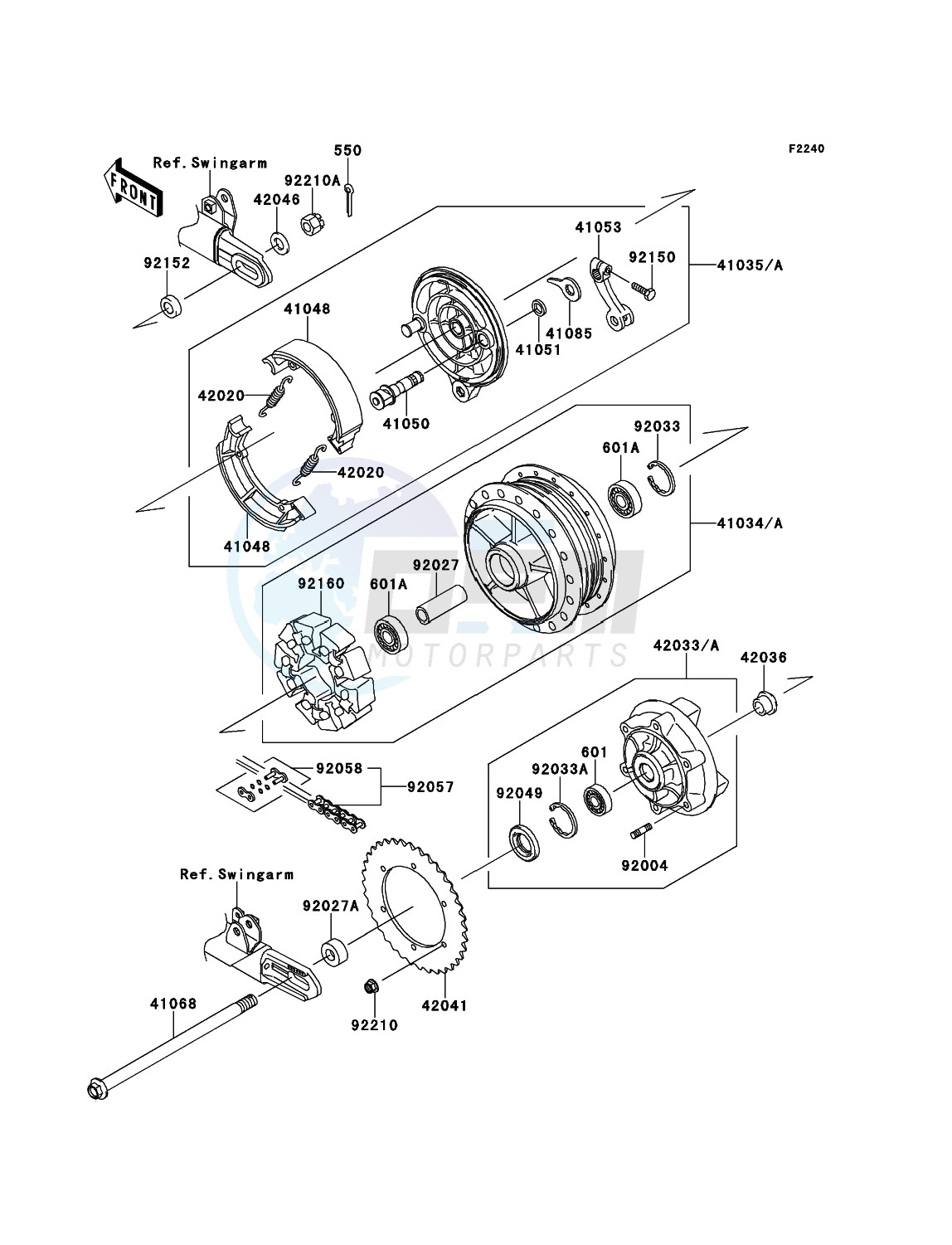 Rear Hub blueprint