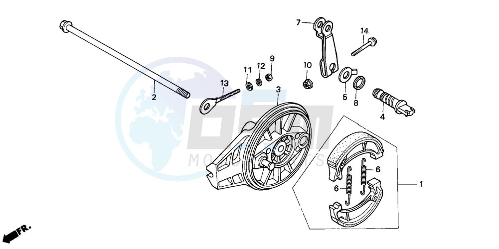 REAR BRAKE PANEL image