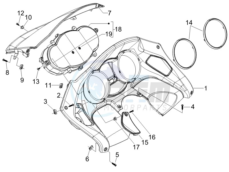 Meter combination - Cruscotto blueprint