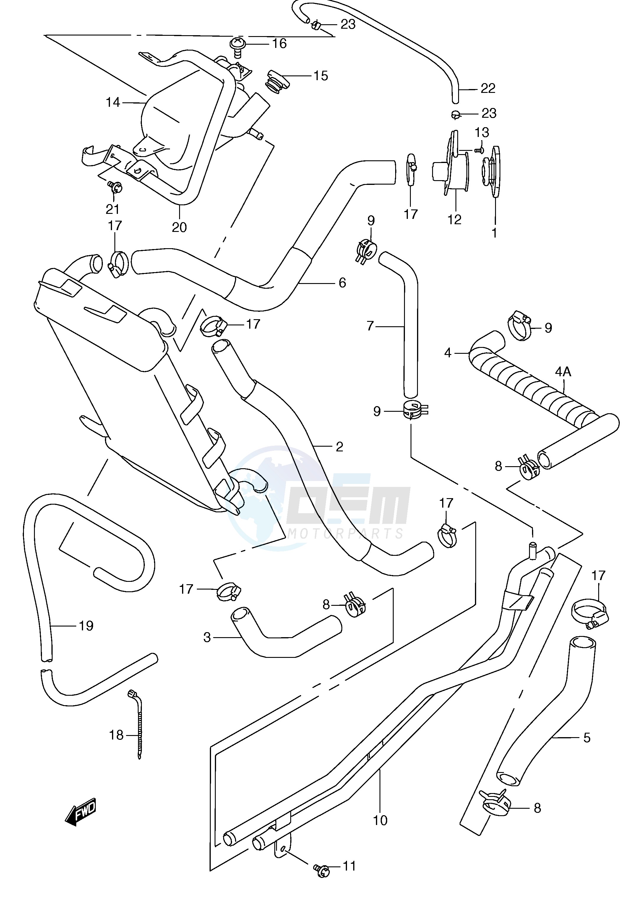 RADIATOR HOSE image