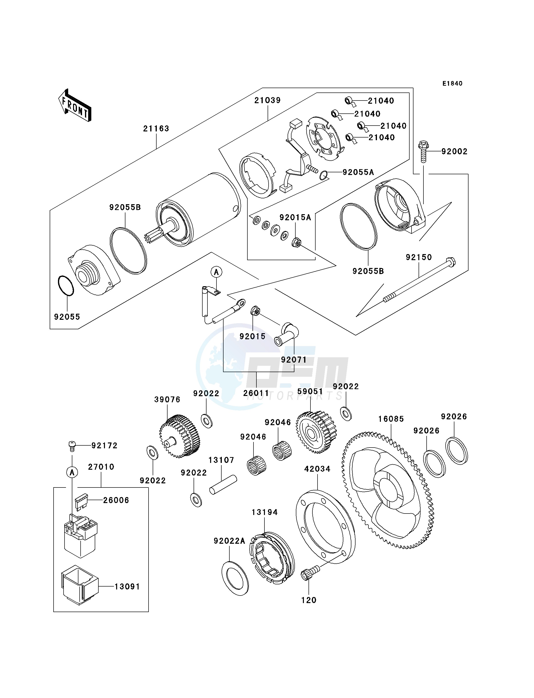 STARTER MOTOR image