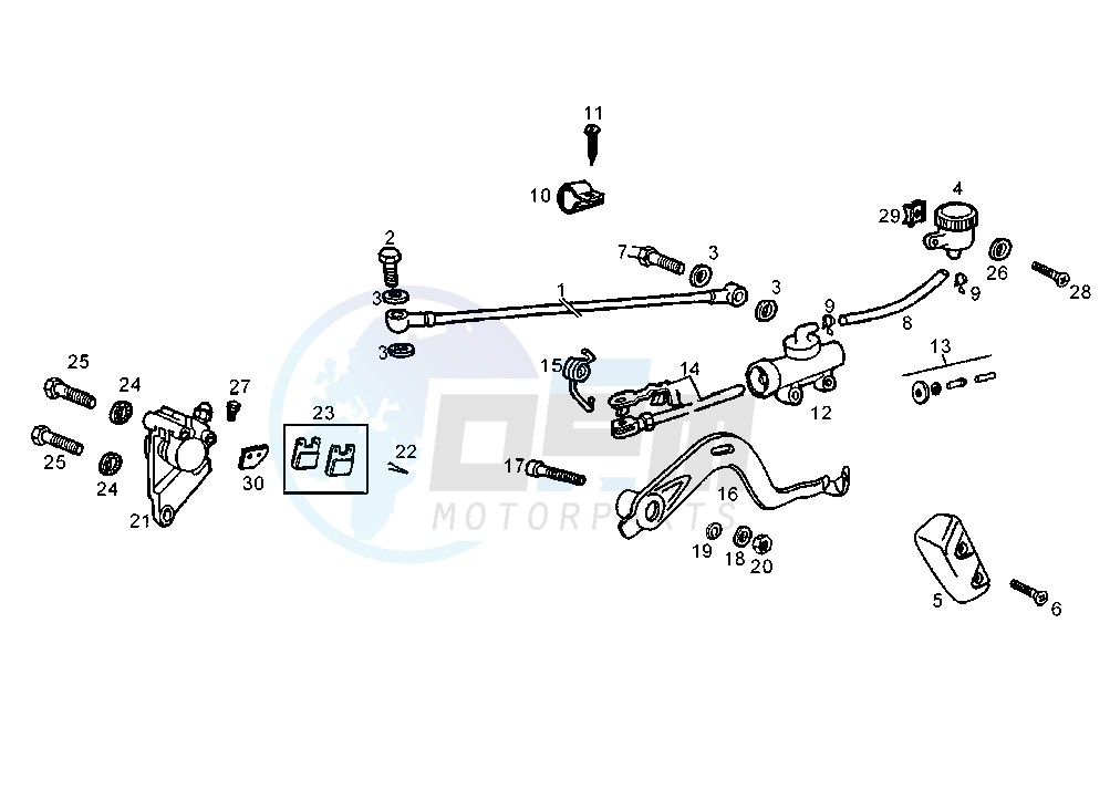 REAR BRAKE SYSTEM image