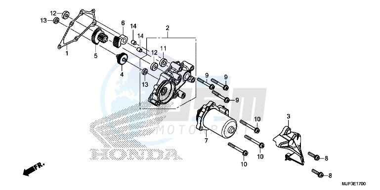 REDUCTION GEAR blueprint