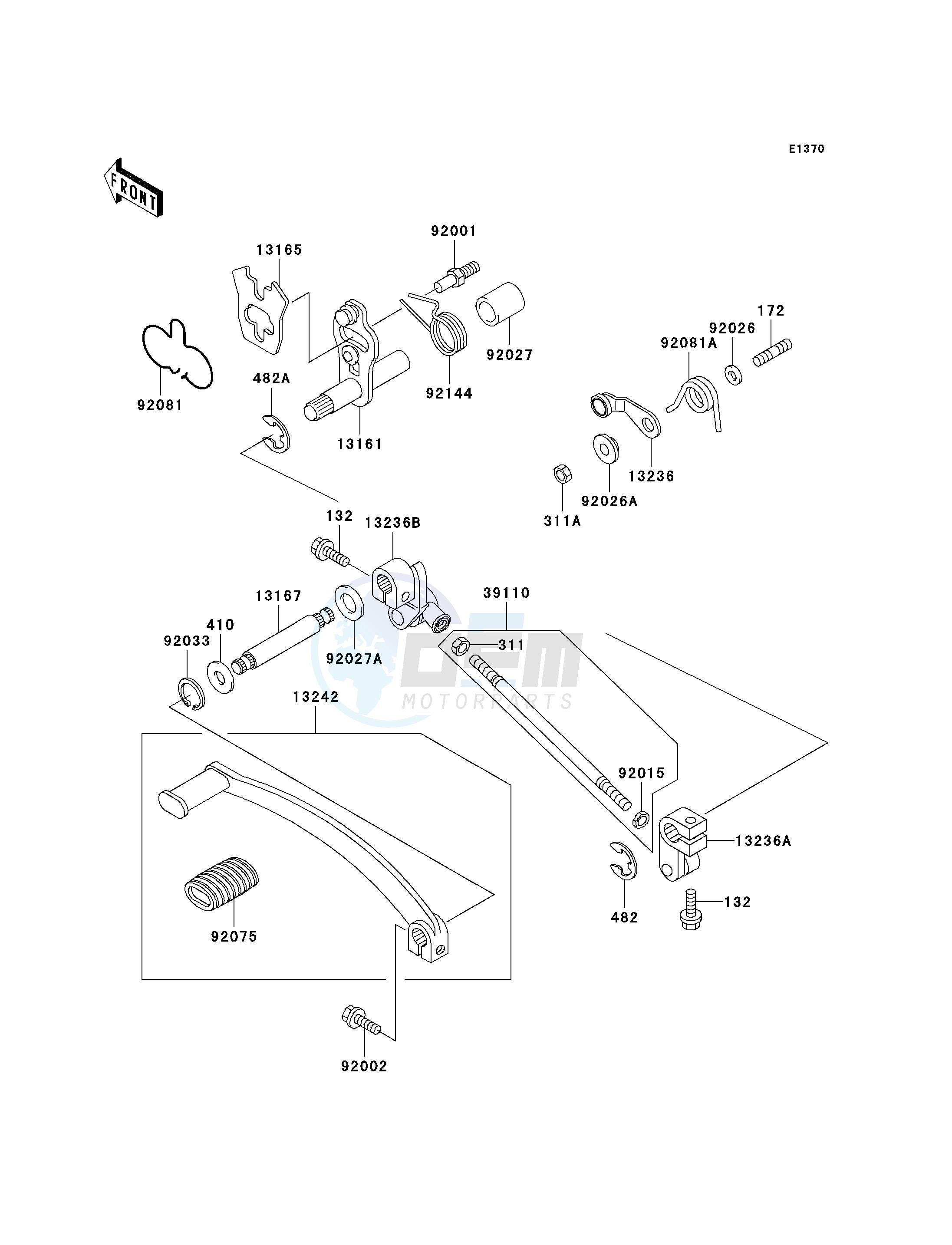 GEAR CHANGE MECHANISM blueprint