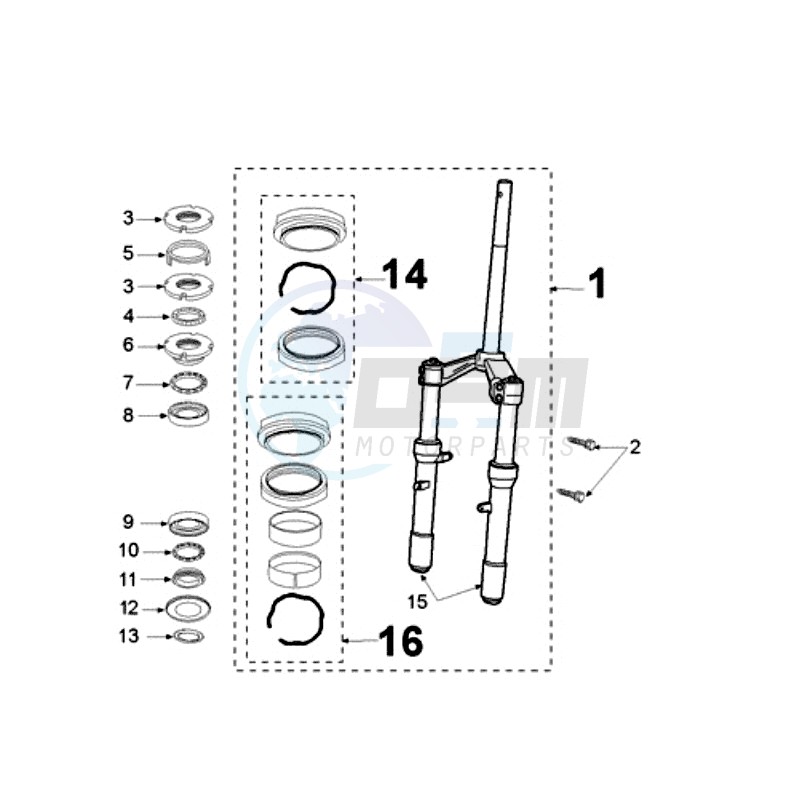 FRONT FORK / STEERINGHEAD 8 image