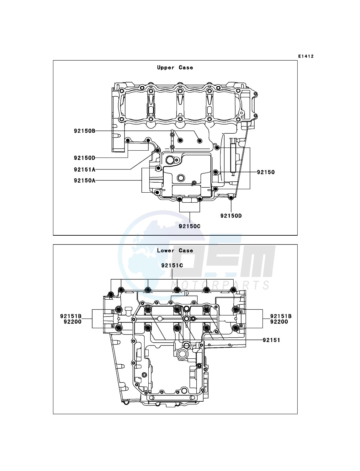 Crankcase Bolt Pattern image