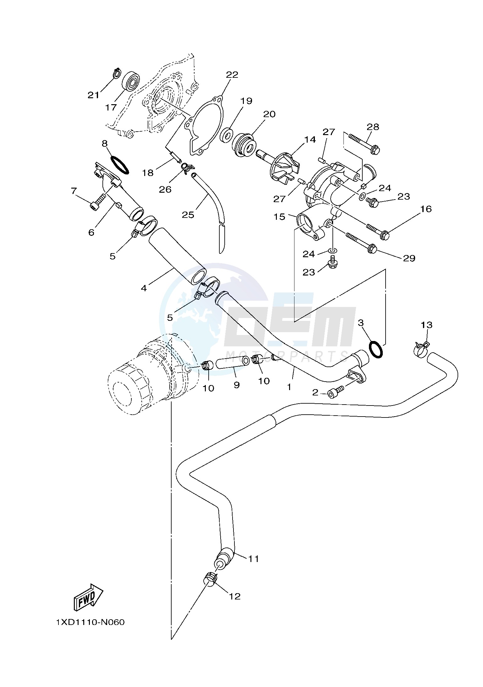 WATER PUMP image