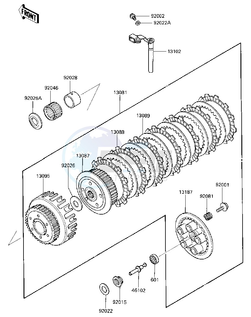 CLUTCH -- ZX600AE051067-- - image