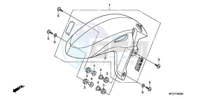 FRONT FENDER image