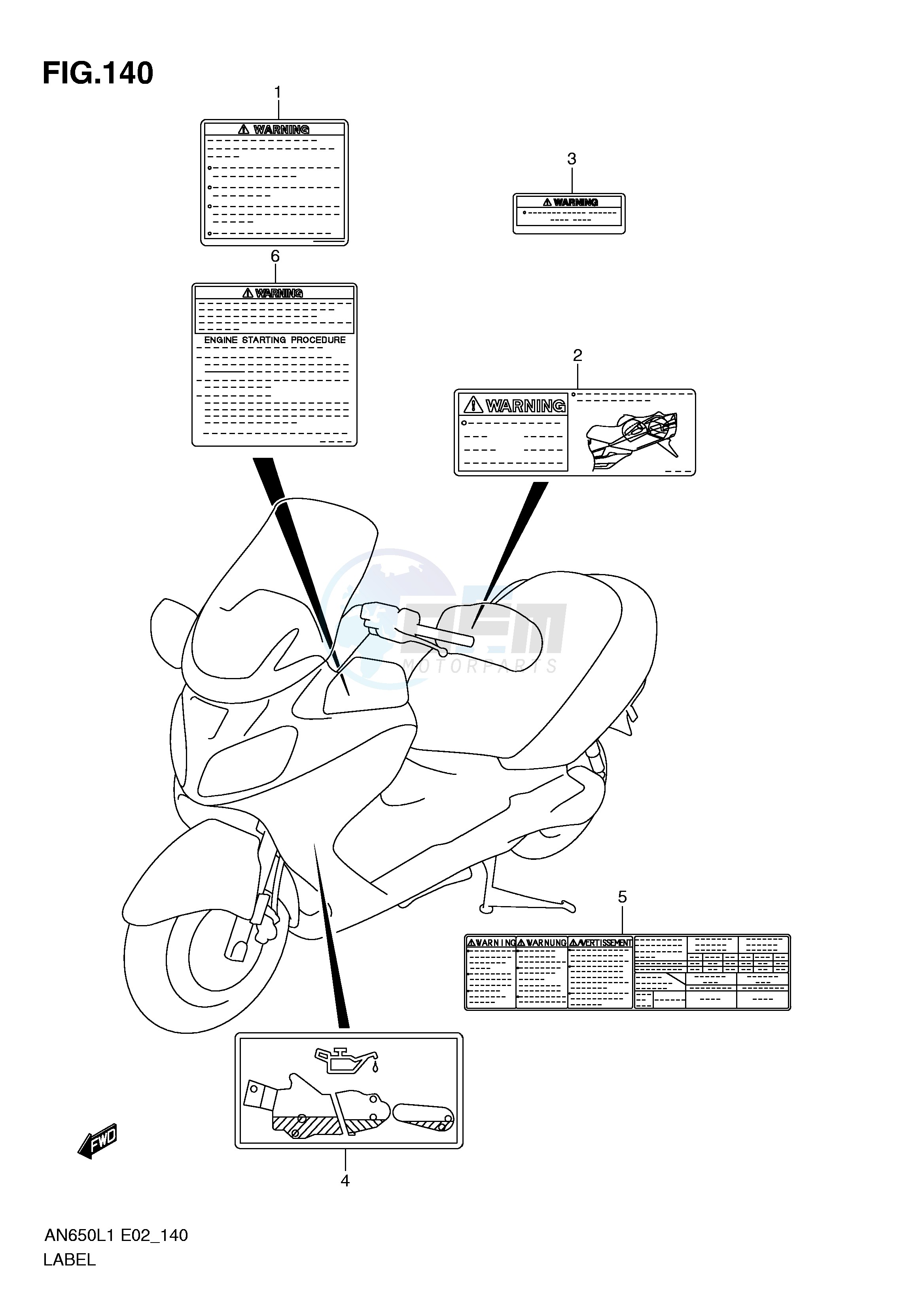 LABEL (AN650AL1 E2) blueprint