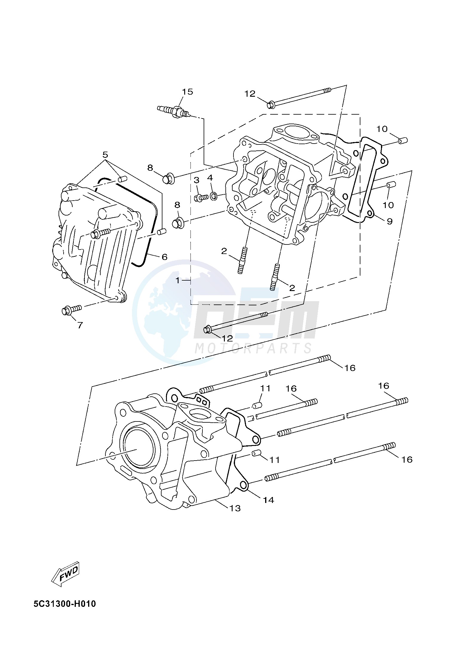 CYLINDER HEAD blueprint