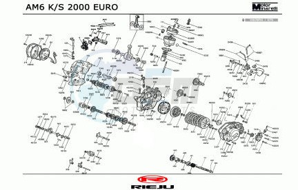 ENGINE  AM6 K/S 2000 EURO image
