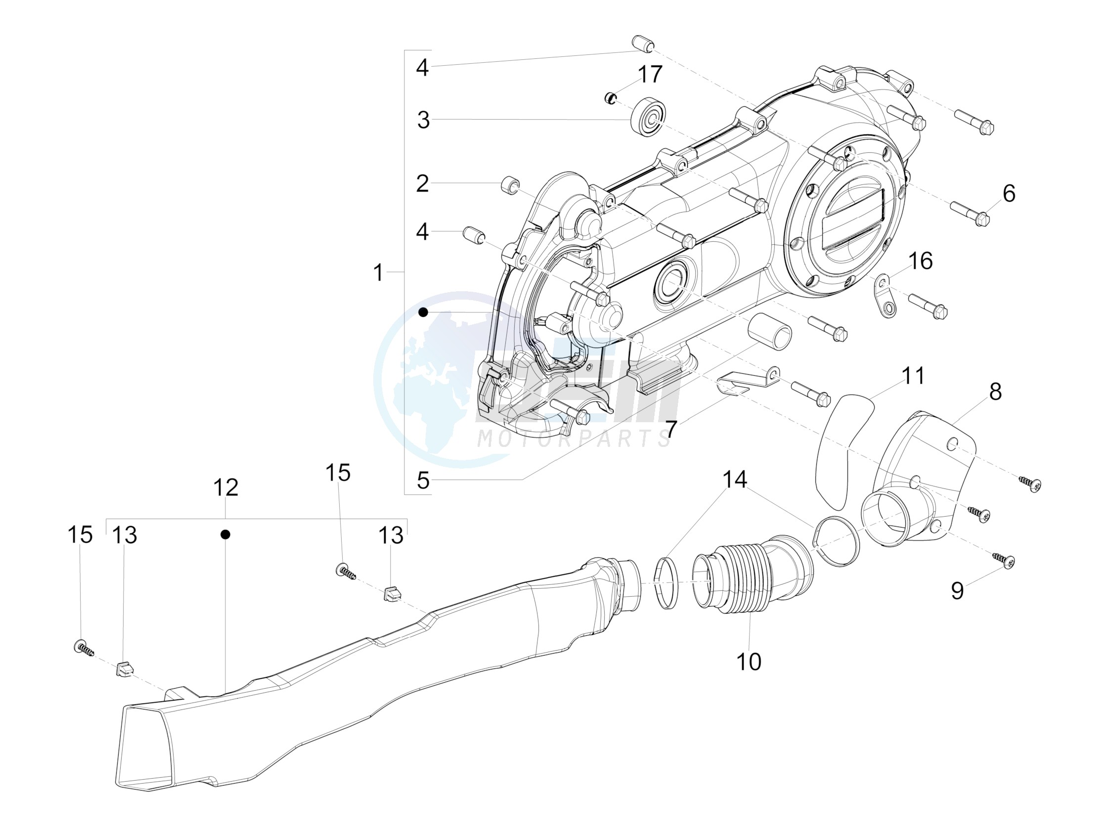 Crankcase cover - Crankcase cooling image