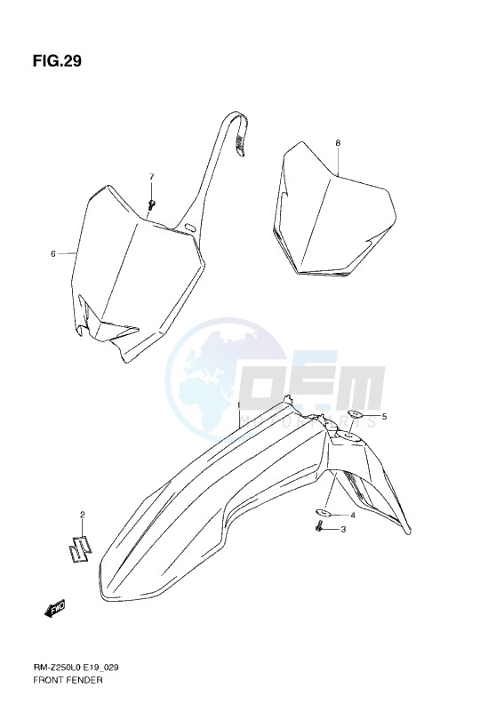 FRONT FENDER (L0-L1) image