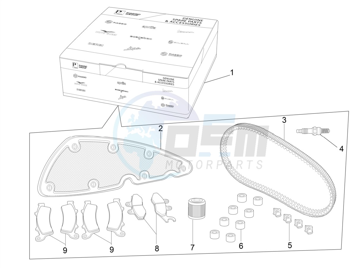 Complete wear and maintenance kit image