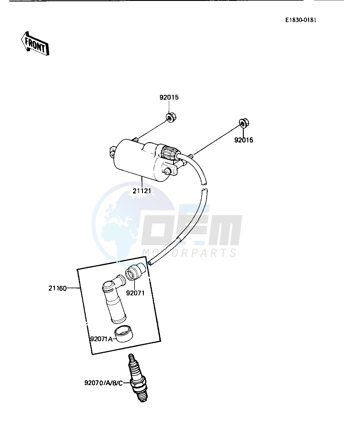 IGNITION COIL -- 84 KLT200-C2- - image