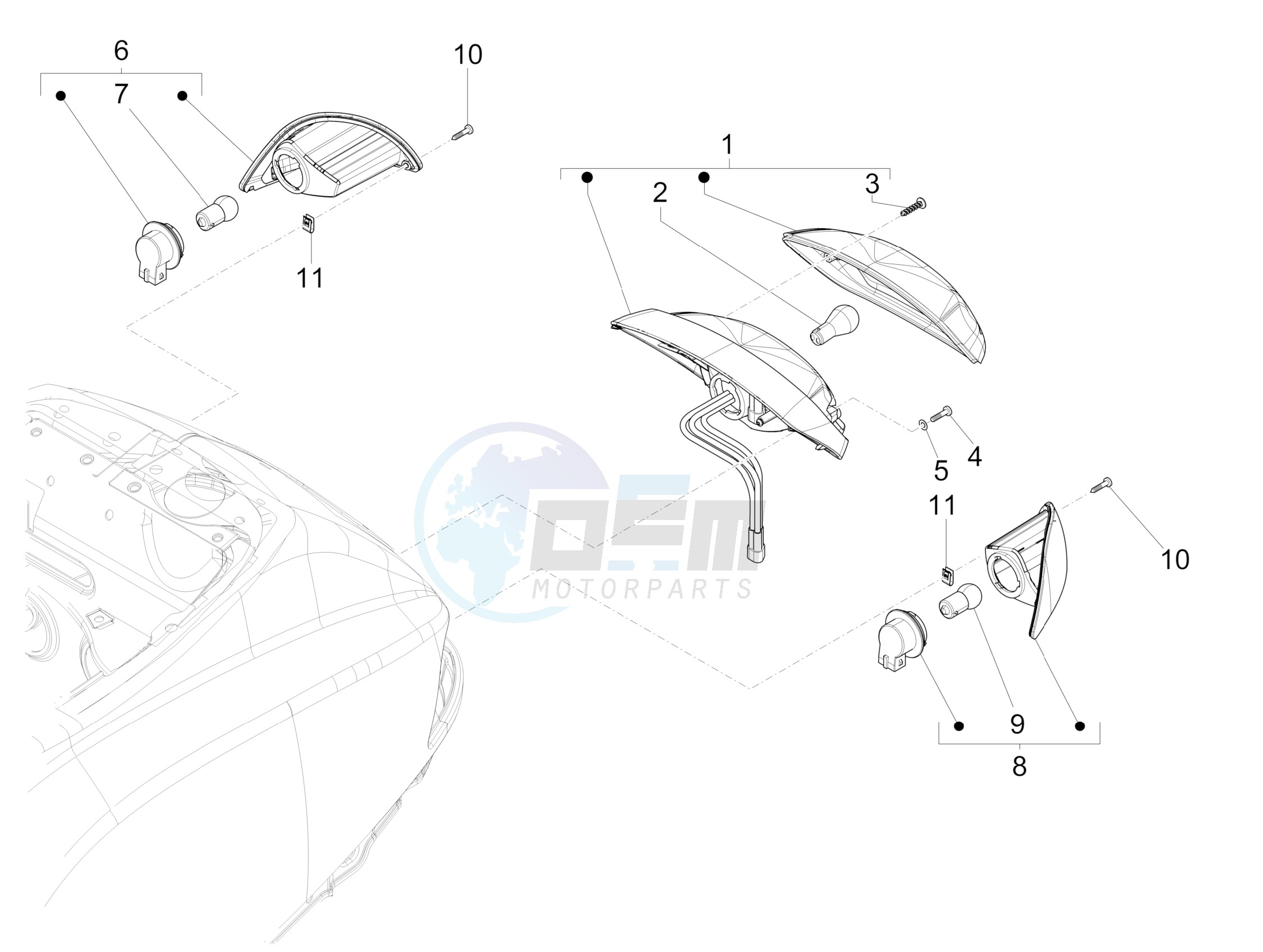 Tail light - Turn signal lamps image