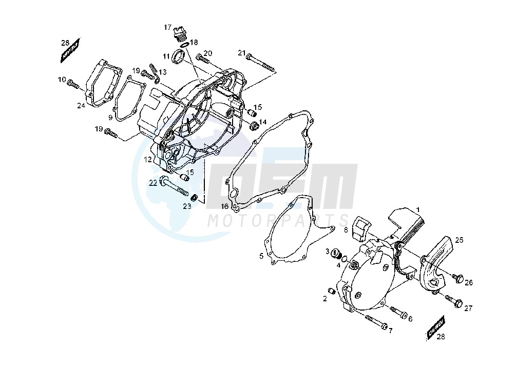 CRANKCASE COVER image