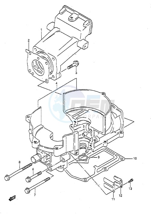 Cylinder (1990 to 1997) blueprint