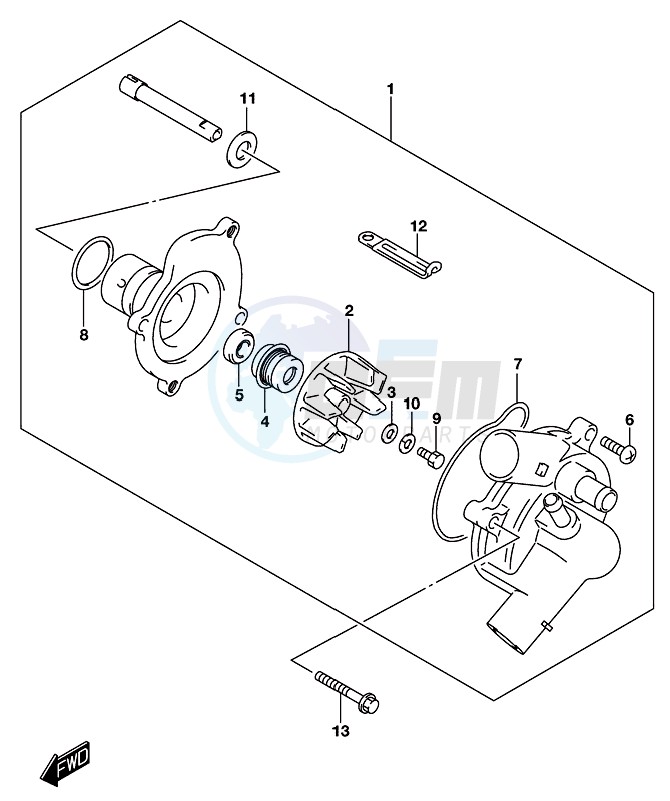 WATER PUMP image