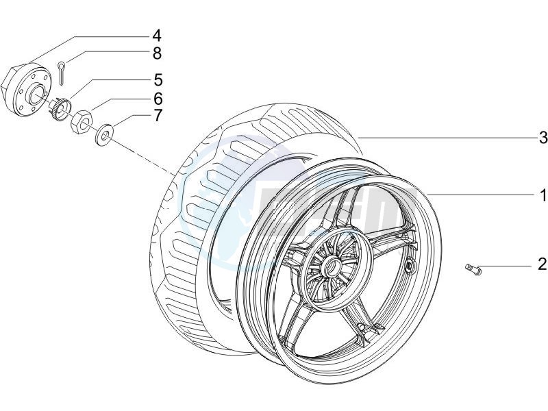 Rear Wheel blueprint