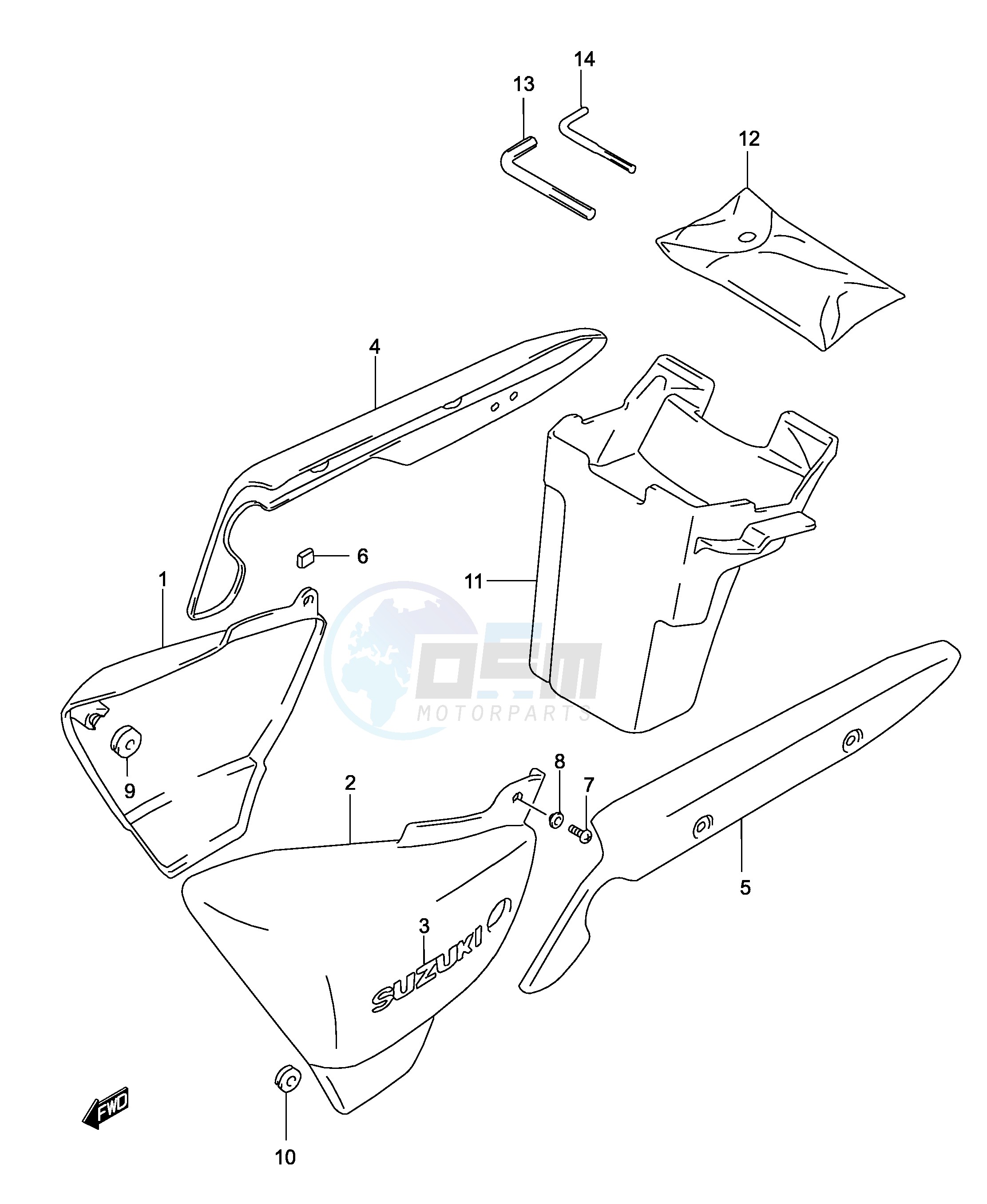 FRAME COVER (MODEL K2) image