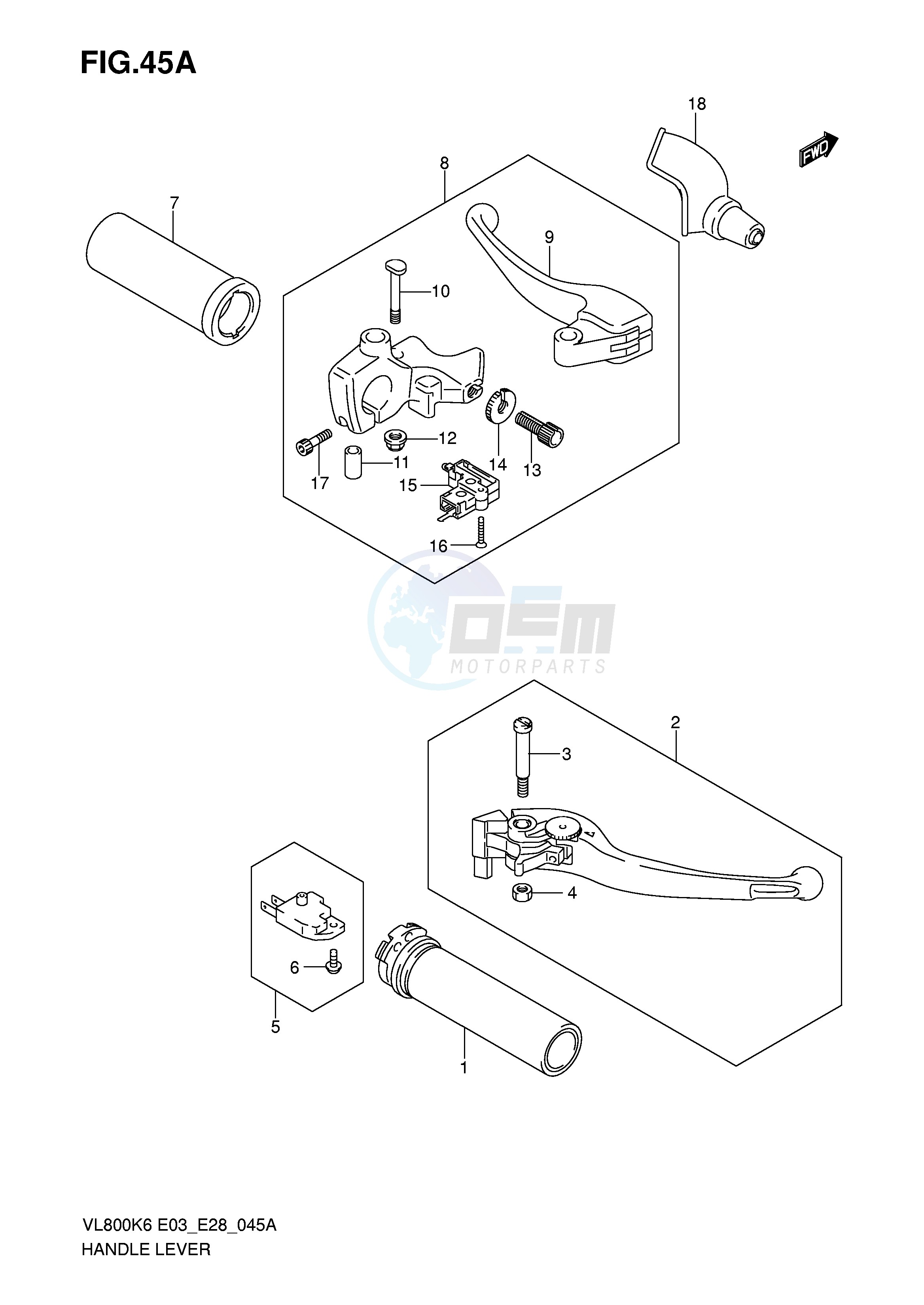 HANDLE LEVER (MODEL K7 K8 K9 L0) image