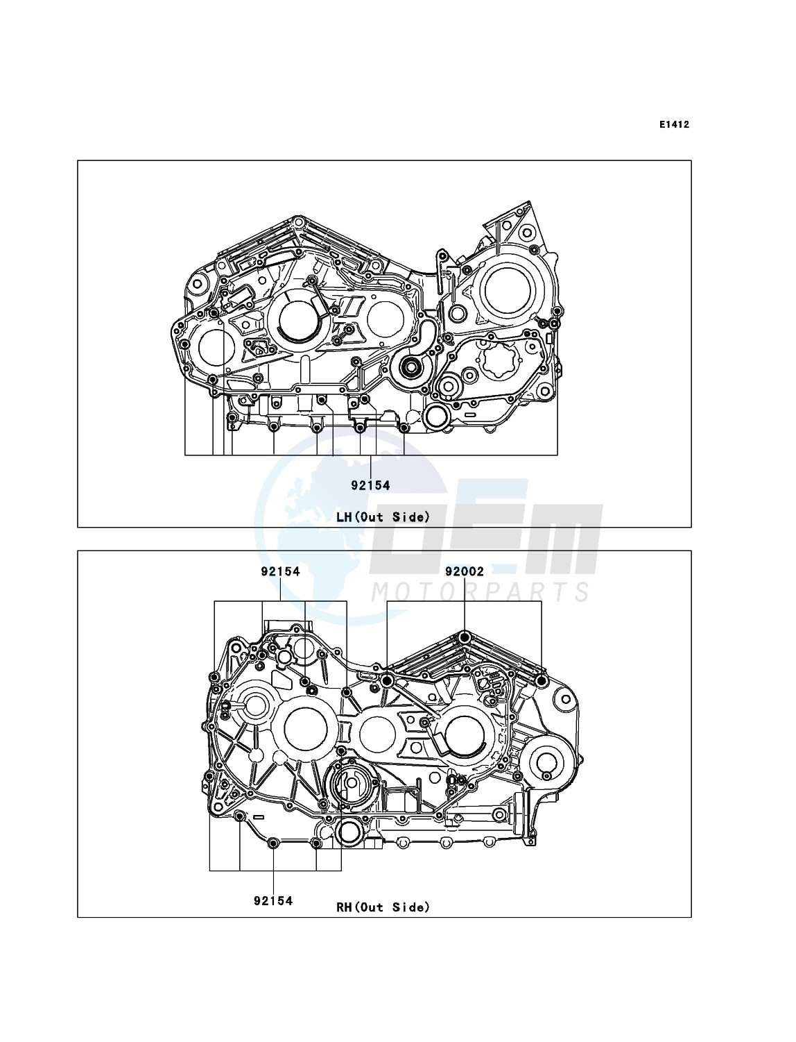 Crankcase Bolt Pattern image