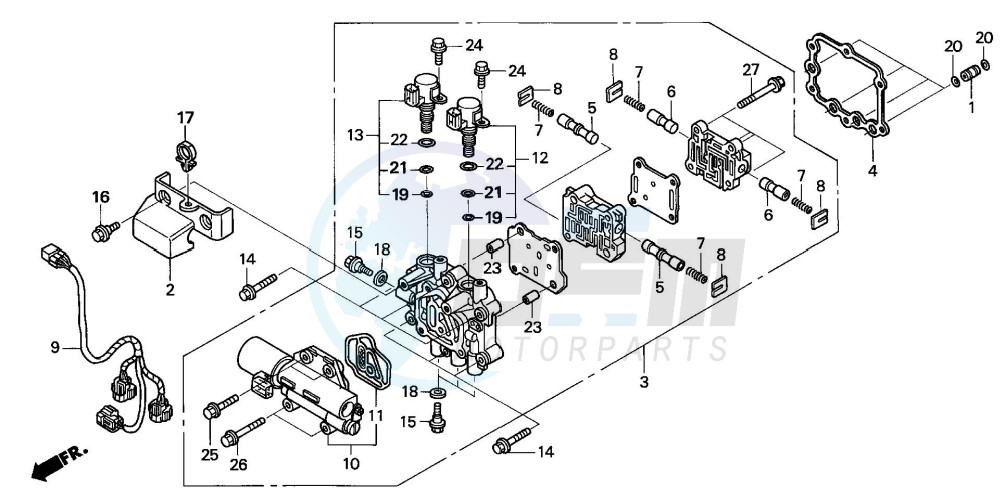 MAIN VALVE BODY blueprint