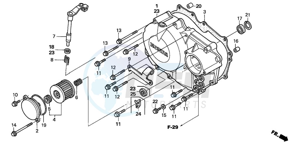 RIGHT CRANKCASE COVER image