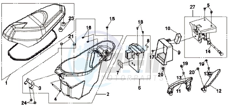 BUDDYSEAT - HELMET BOX - CARRIER blueprint