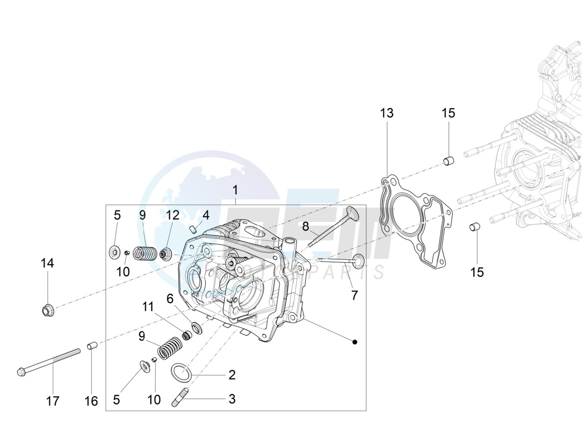 Cylinder head unit - Valve image