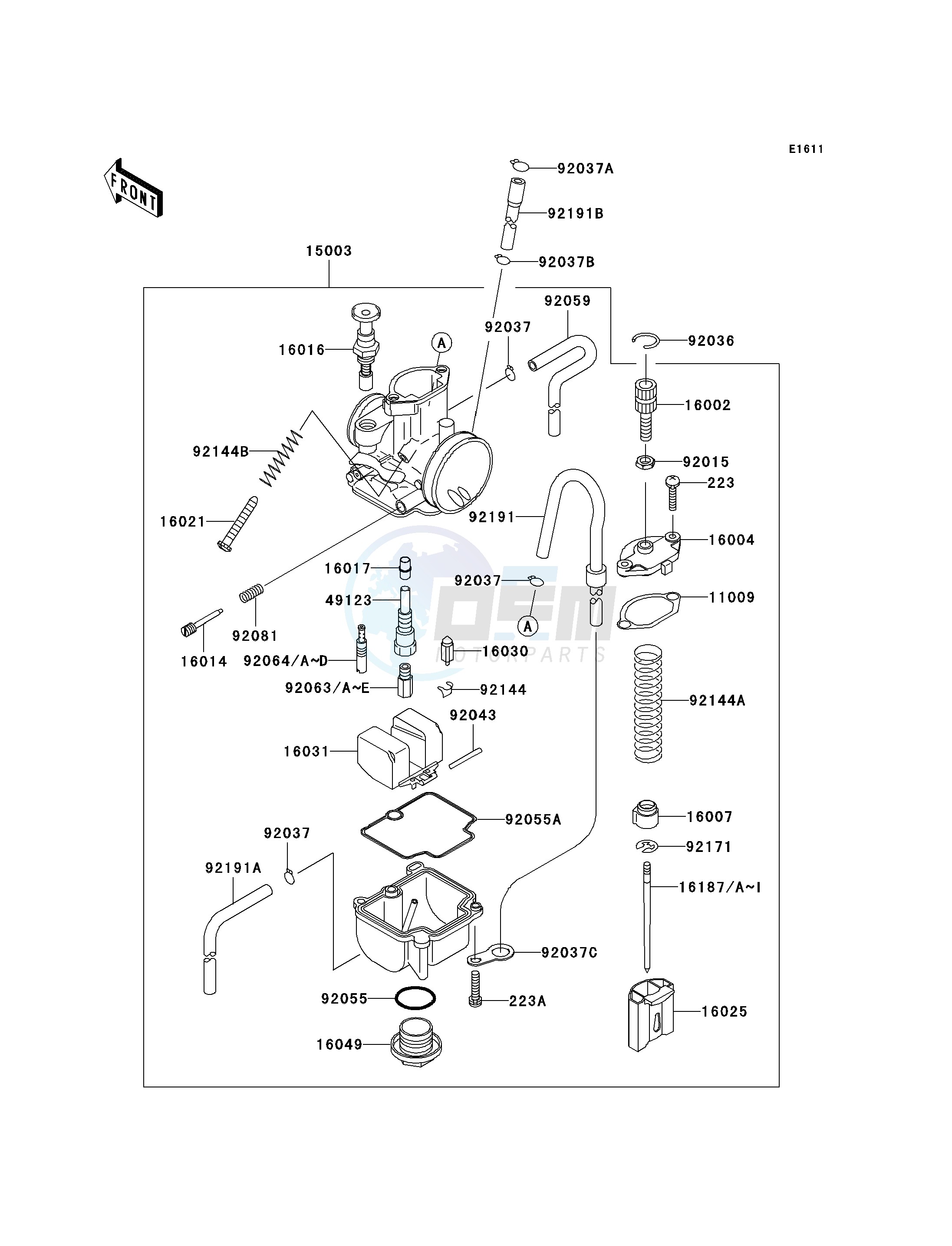 CARBURETOR blueprint