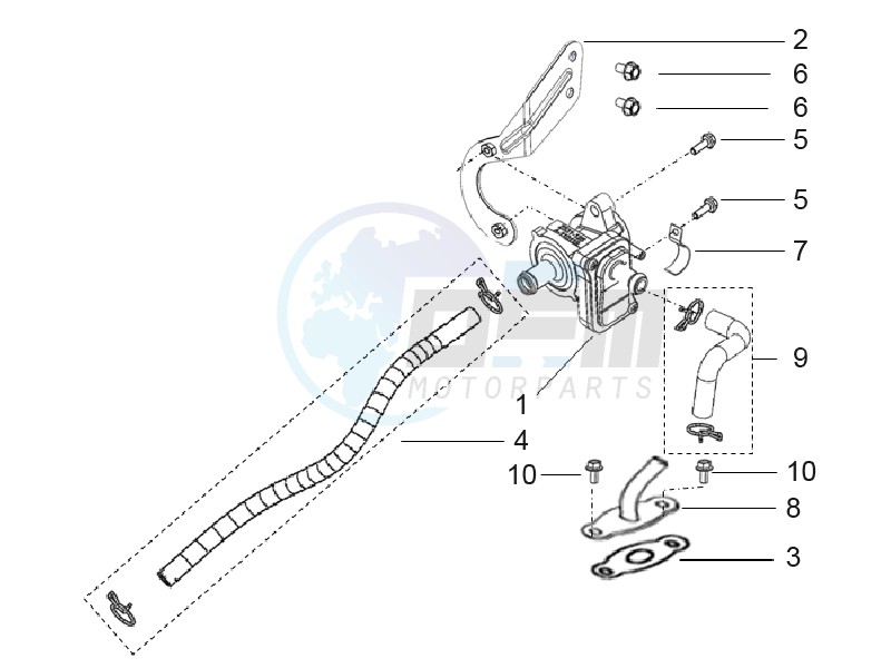 Secondary air control valve blueprint