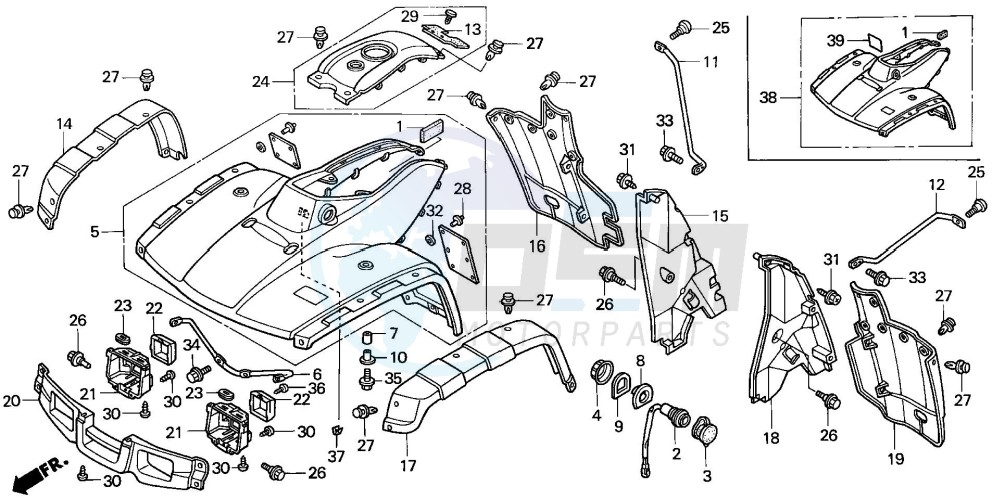 FRONT FENDER image