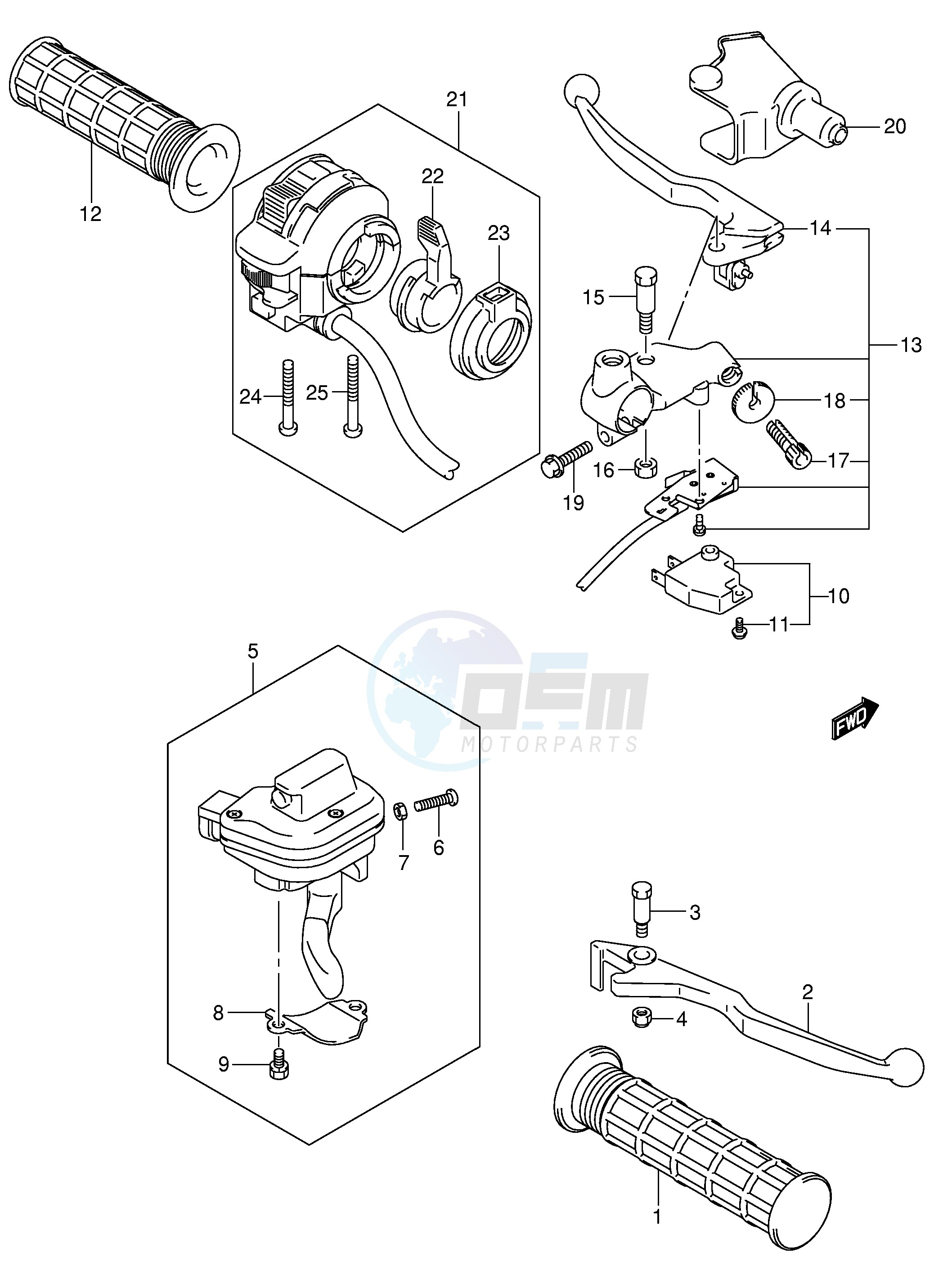 HANDLE LEVER image