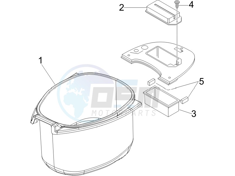 Helmet housing - Undersaddle blueprint