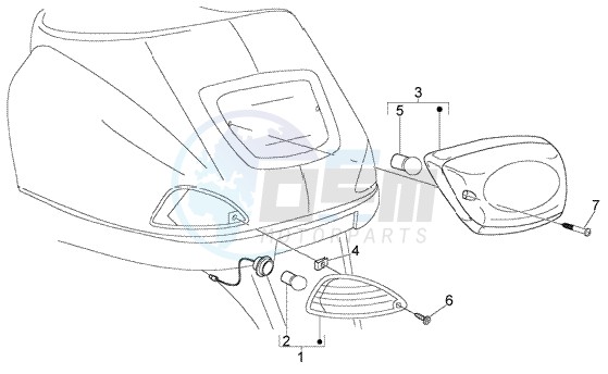 Rear Tail light image