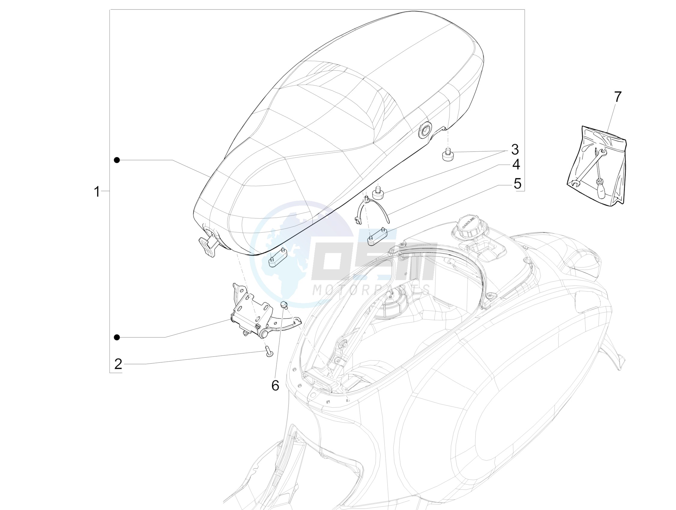 Saddle/seats image