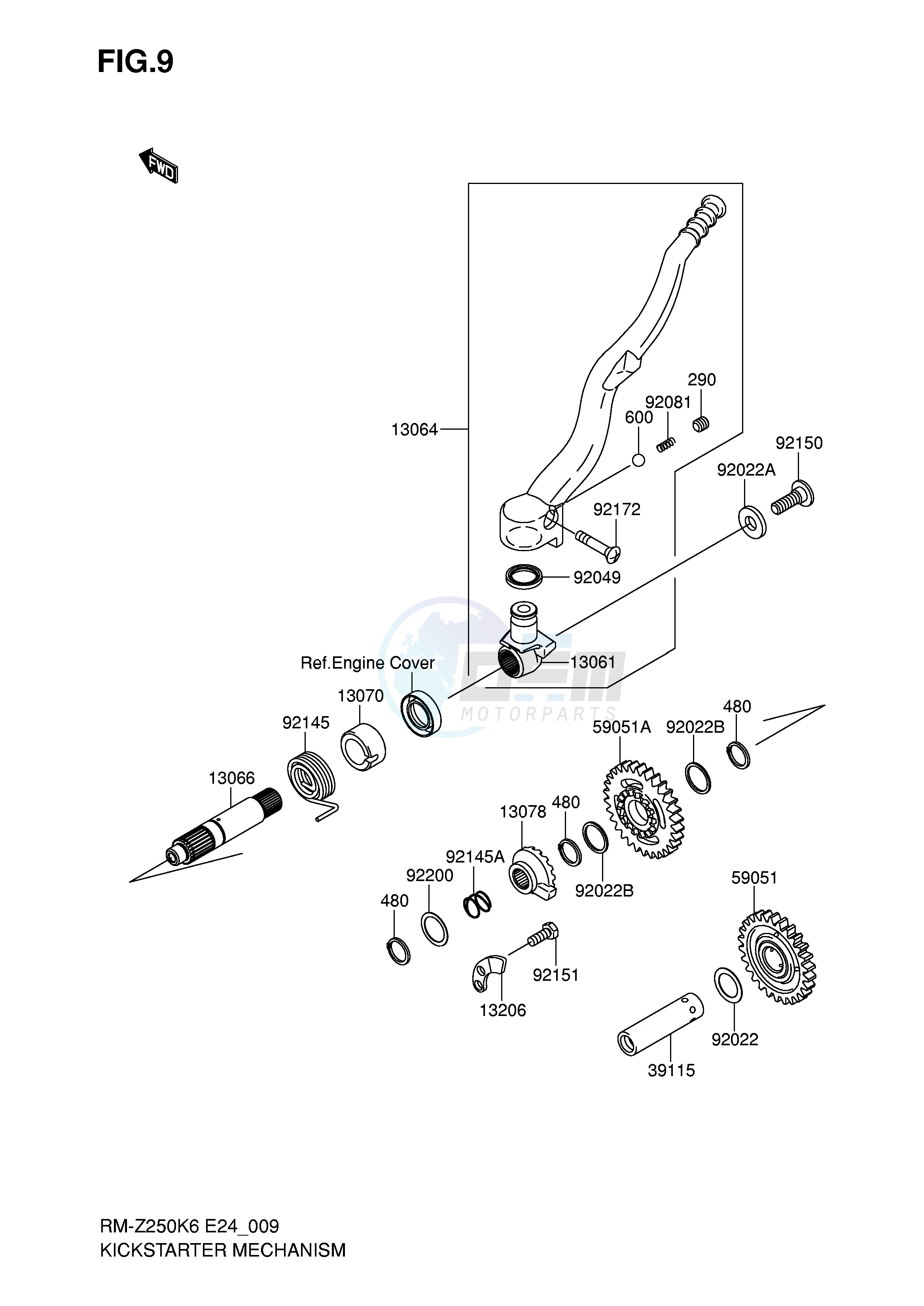 KICKSTARTER MECHANISM image