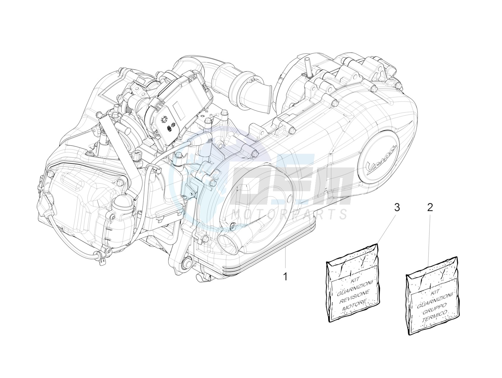 Engine, assembly image