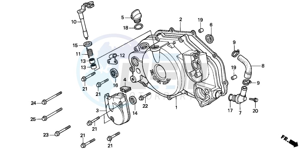 RIGHT CRANKCASE COVER image