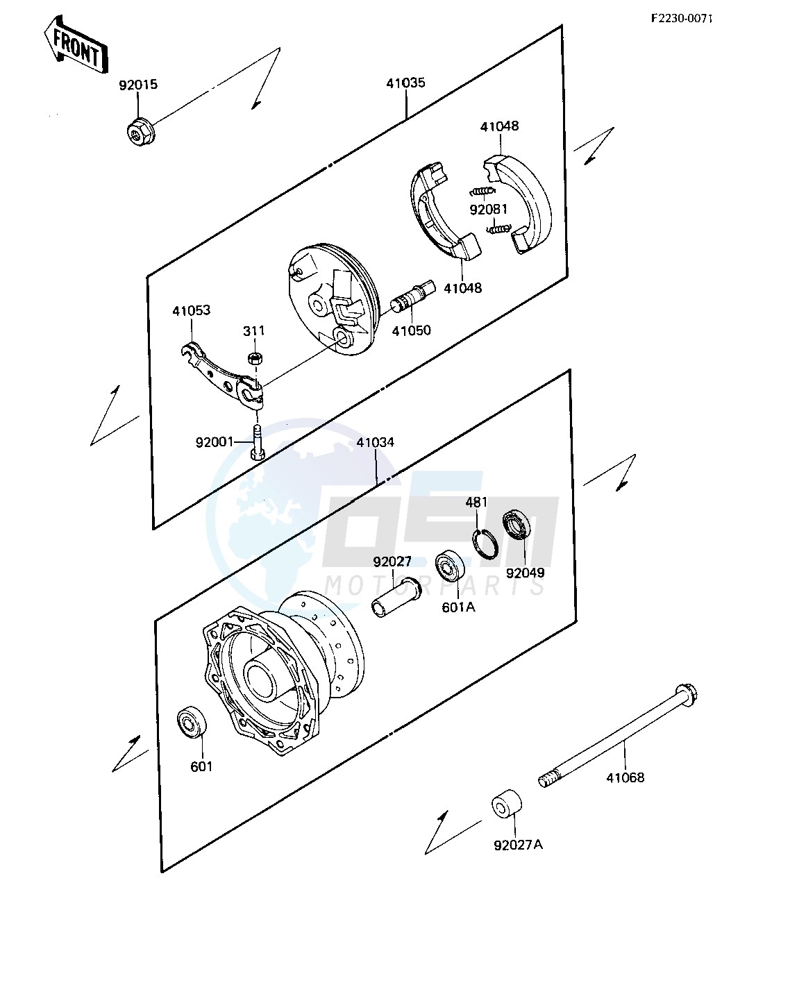 FRONT HUB_BRAKE image